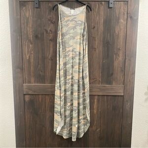 New Camo Maxi Dress with Pockets Size 2XL Heimish